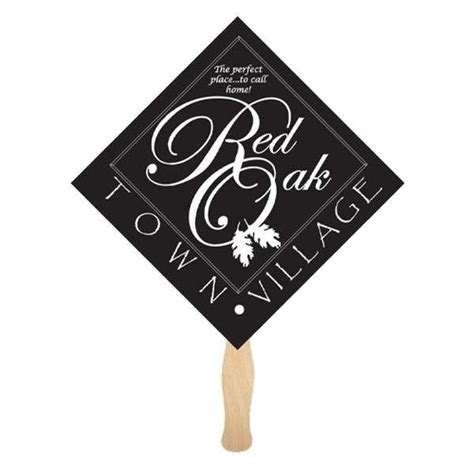 Order Custom Diamond Shaped Hand Fan Online