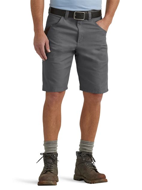 Wrangler Men's Workwear Utility Canvas Shorts with Tool Pockets and ...
