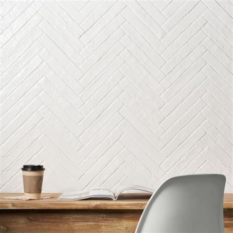 Artmore Tile Maven Snow White 2-in x 9-in Glossy Ceramic Subway Wall ...
