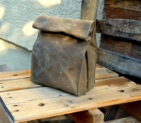Best Waxed Canvas Lunch Bag at Josephine Parks blog