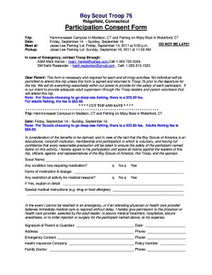 Fillable Online troop76 Boy Scout Troop 76 Ridgefield, Connecticut ...