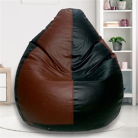 SCOUCH XL Tan Black Teardrop Bean Bag Cover (Tan Black) (Bean Bag ...