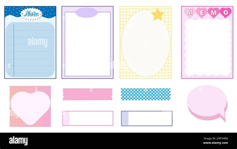 Image result for Cute Note Paper Template