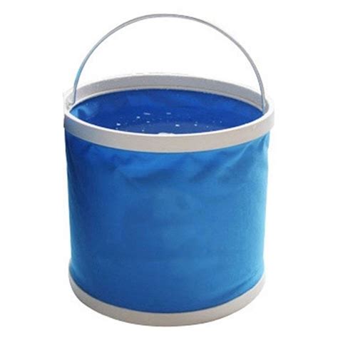 SPYCLOUD Foldaway Collapsible Car Washing Water Bucket (10Ltrs Blue ...