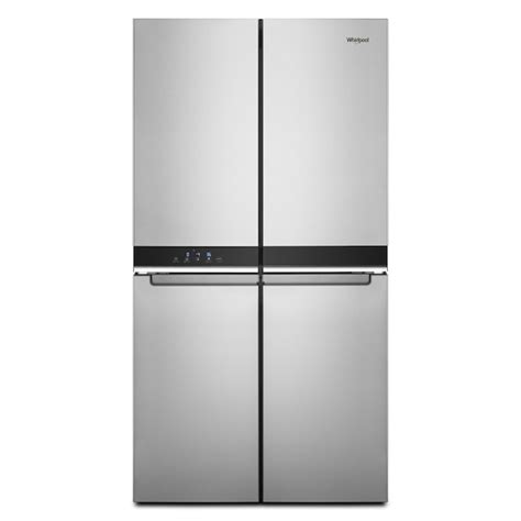 Whirlpool Counter-depth 19.4-cu ft 4-Door French Door Refrigerator with ...