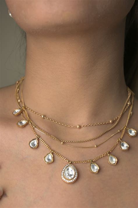 Ziana layered necklace – Diva Art Jewellers