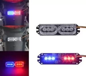 AIRSKY BLINKING RED BLUE WARNING MINI FLASHER/STROBE LIGHT Tail Light ...