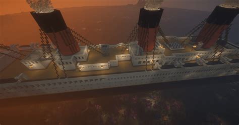 Image result for Titanic Build Minecraft Tutorial