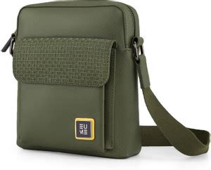 EUME Green Shoulder Bag Packsy Sling Bag Olive Green - Price in India ...