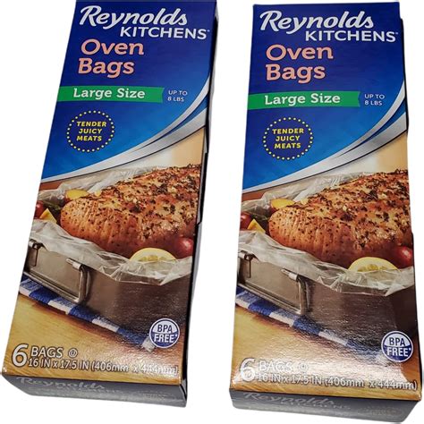 Amazon.com: Reynolds Oven Bag, Large Size, 6 bags, Pack of 2 (12 bags ...