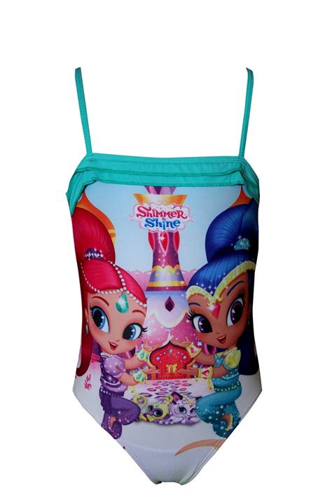 Buy Licensed Nickelodeon Nick jr. Shimmer & Shine Swimsuit for Girls ...