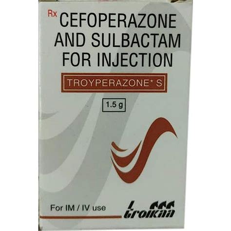 Troyperazone S - Dry Vial of 1.5g Injection : Amazon.in: Health ...