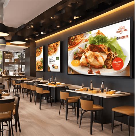 Restaurant Digital Signage 的图像结果