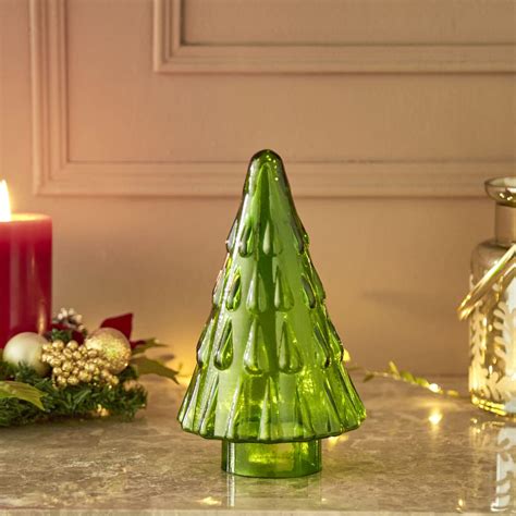 Buy Home Centre Corsica Noel Glass Christmas Tree Figurine Online at ...