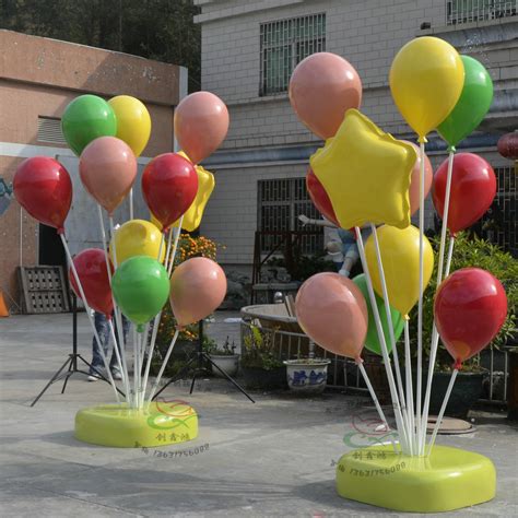 玻璃钢仿真气球 商场景观雕塑-佳鸿雕塑厂