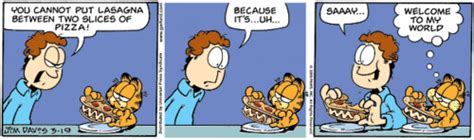 Lasagna Garfield Quotes About. QuotesGram