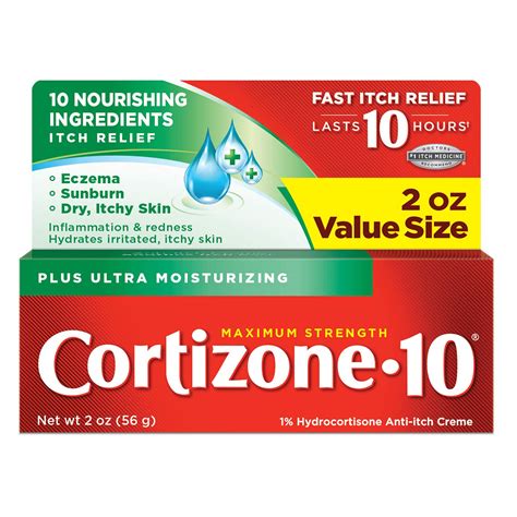 Cortizone 10 Maximum Strength Plus Ultra Moisturizing Anti Itch Cream | Desertcart INDIA