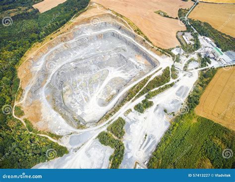 Open cast mine. stock image. Image of natural, industrial - 57413227