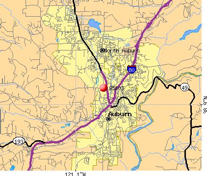 Auburn California Map