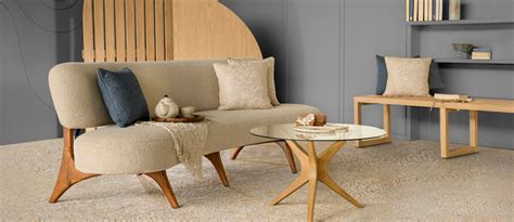 Kopiko - Teak Curved Sofa | Alankaram