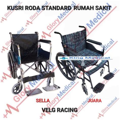 Jual Kursi Roda Standard Rumah Sakit Sella ( khusus gojek ) - JUARA ...