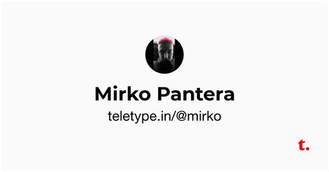 Mirko Pantera — Teletype