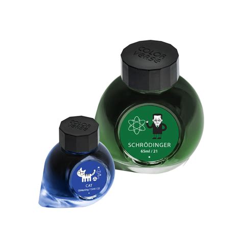 Colorverse Multiverse Schrodinger & Cat Green(65ml)+Glistening Blue ...