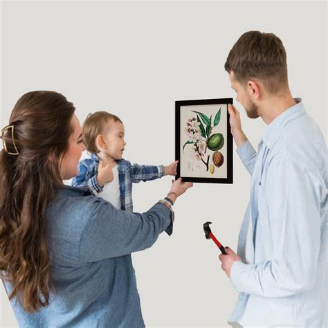 Buy SM Decor Walnut A4 Picture Frame - Freestanding and Wall Mounted ...