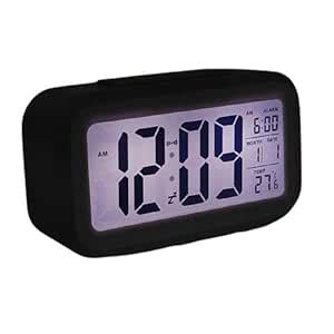 Buy Collectrio Modern Home Smart Optical Back-Light Control LCD Clock ...