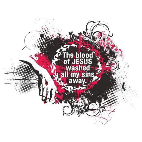 5 Ace the blood of jesus Sticker Poster|Christian religion|Jesus christ ...