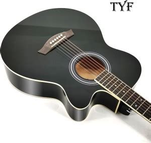 TYF BLACK ACOUSTIC Acoustic Guitar Rosewood Rosewood Right Hand ...