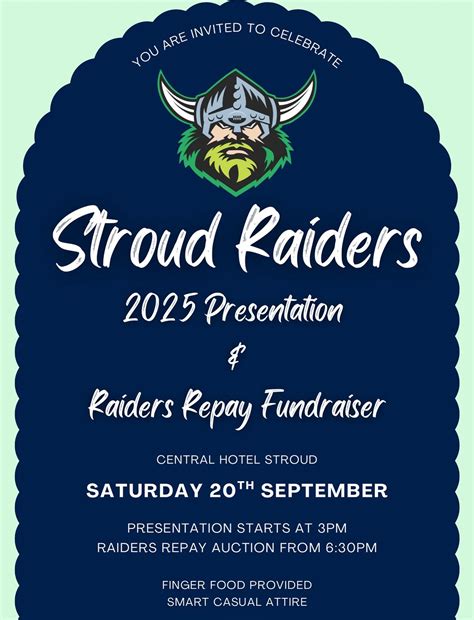 Raiders Presentation & Raiders Repay, Central Hotel, Stroud, 20 ...
