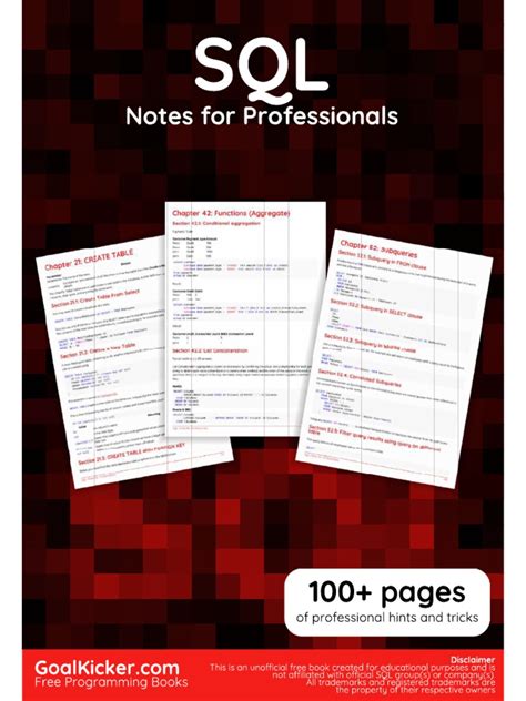 Image result for SQL Programming PDF Free Download