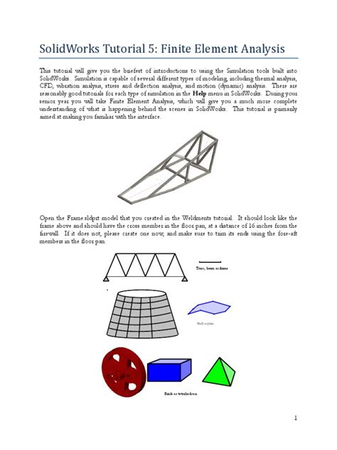 SolidWorks Fea Tutorial PDF 的图像结果
