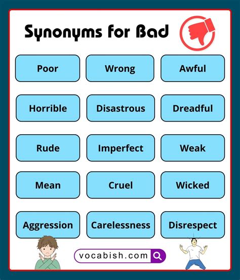 80+ Best Synonyms for Bad | Other Words for Bad in English | Vocabish