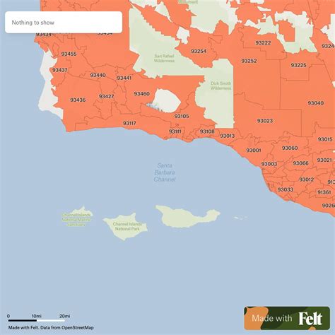 ZIP Codes in Santa Barbara County, California