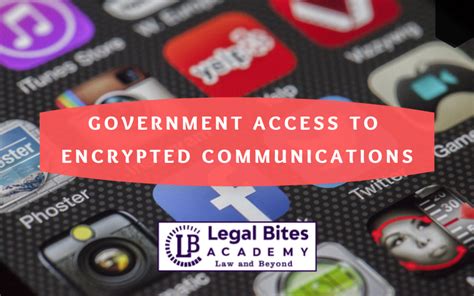Government Access To Encrypted Communications