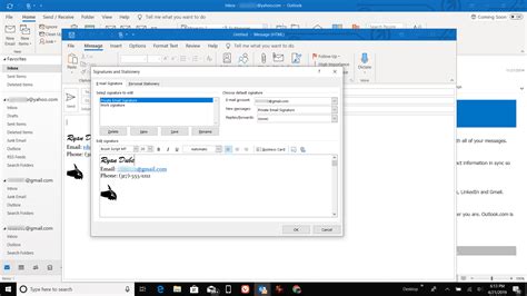 How To Set Email Signature In Outlook Mobile - Design Talk