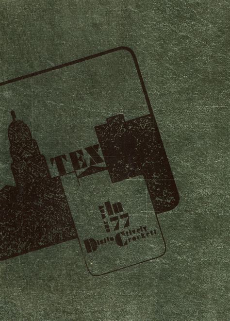 1977 yearbook from Crockett High School from Austin, Texas for sale