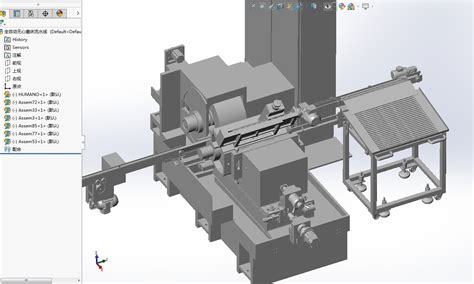 全自动无心磨床流水线3D模型图纸 Solidworks设计 附STP格式 – KerYi.net
