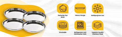 Kuber Industries Stainless Steel Bowl Kitchen Set | Durable & Wobble ...