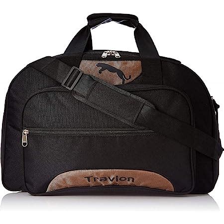 Kuber Industries Canvas Travel Duffle Bag (Black) Travlon -CTKTC8849 ...