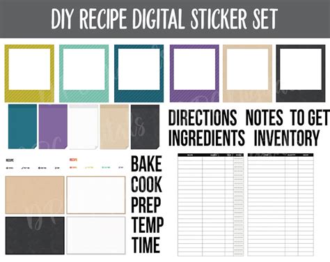 Algorithm and Recipe Stickers 的图像结果