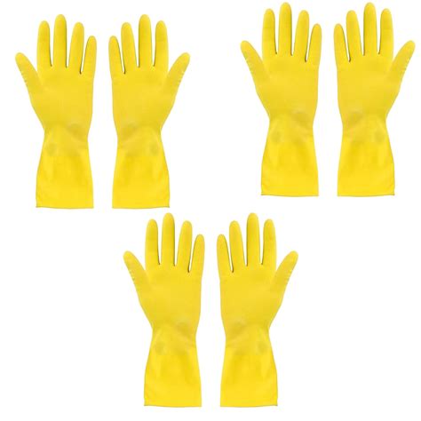 DeoDap Reusable Household Rubber Cleaning Gloves,Dishwashing Gloves ...