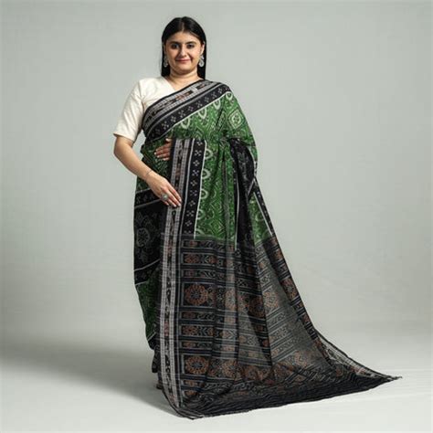 Sambalpuri Sarees - Buy Odisa Sambalpuri Ikat Pata Sarees Online | iTokri