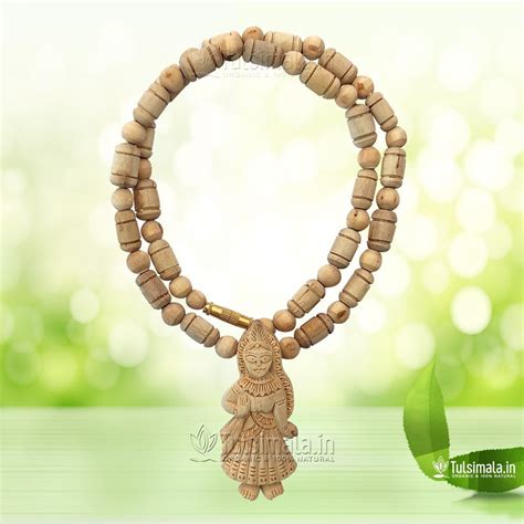 Tulsi Kanthi Mala Shri Radha Tulsi Locket 6mm Beads 18 Inches Full ...