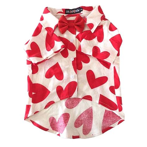 Buy Heart Print Shirt for Pets Online & Offline | Dogobow