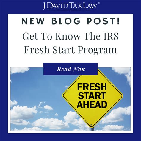 The IRS Fresh Start Program: Here Are 5 Realities No One Will Tell You