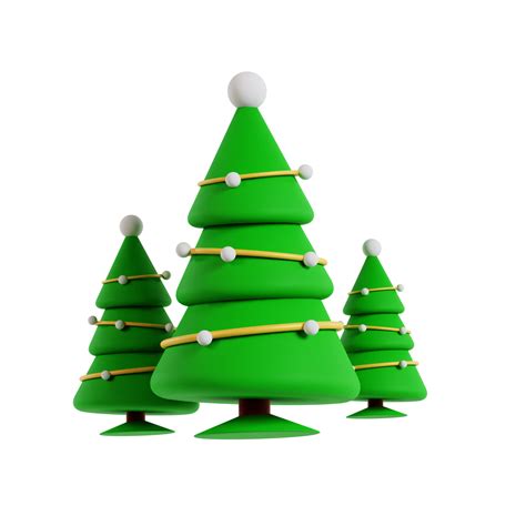 3D Christmas tree, transparent background 15079458 PNG