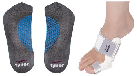 Buy Tynor Medial Arch Orthosis, Grey, Large, Pack of 2 & Tynor Bunion ...